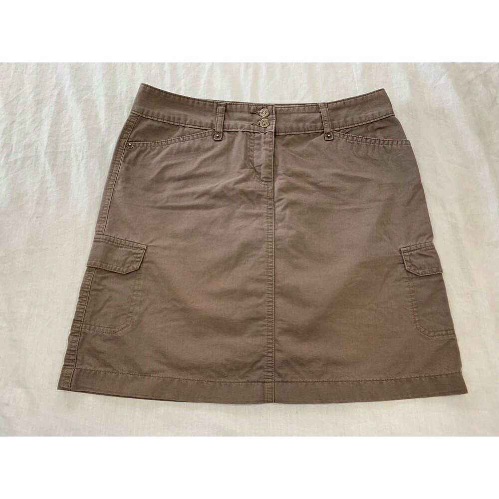 HALOGEN WOMENS CARGO COTTON SKIRT SIZE 2